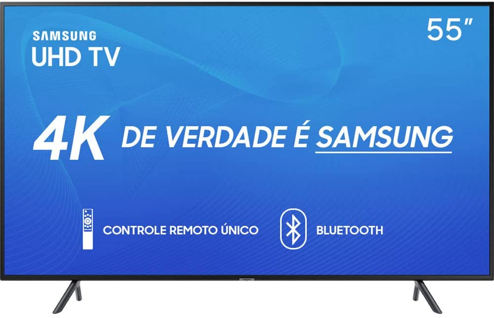Tv 4k 55 Polegadas SMART TV UHD 4K 55 POLEGADAS VISUAL COM CABOS ESCONDIDOS CONTROLE ...